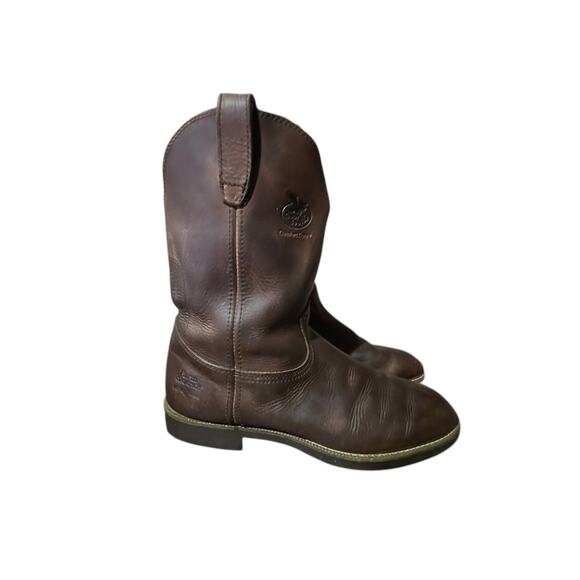 Georgia Boot Men's G5814 Carbo Tech Round Toe Leather Pull On Work Sz 11.5 D - Picture 9 of 9